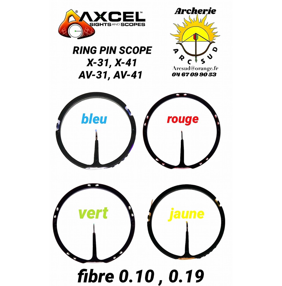 Axcel anneau de visé scope