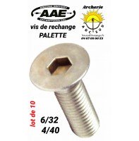 aae vis de rechange palette (pack de 10)