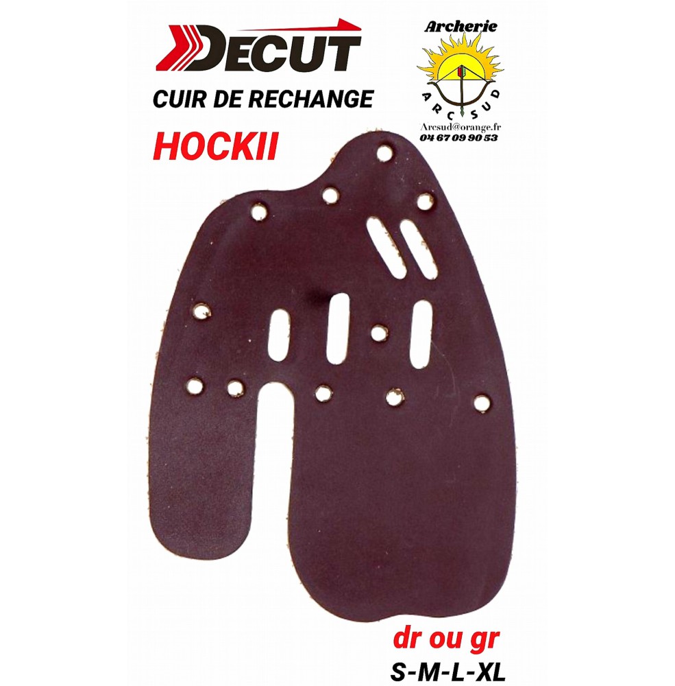 Decut rechange cuir palette hockii (front-devant)