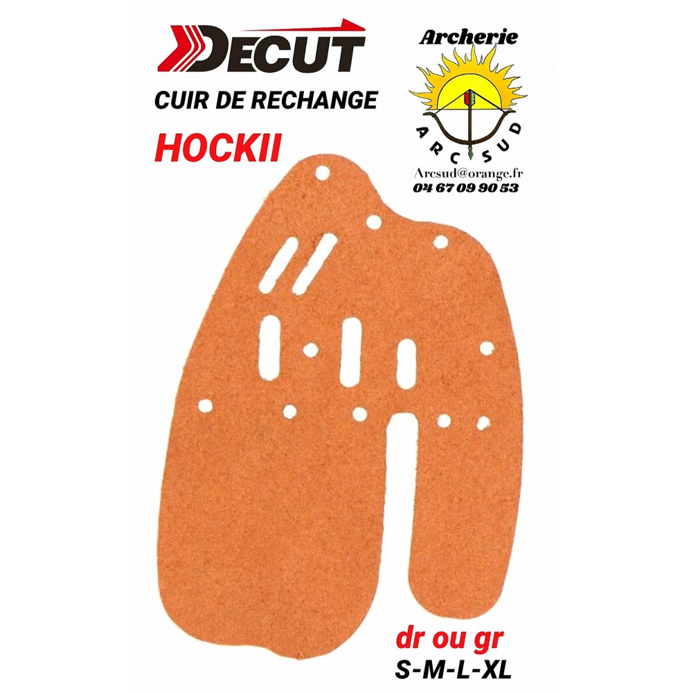 Decut rechange cuir palette hockii (back-arriere)