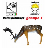 Srt bêtes 3D daim pâturage