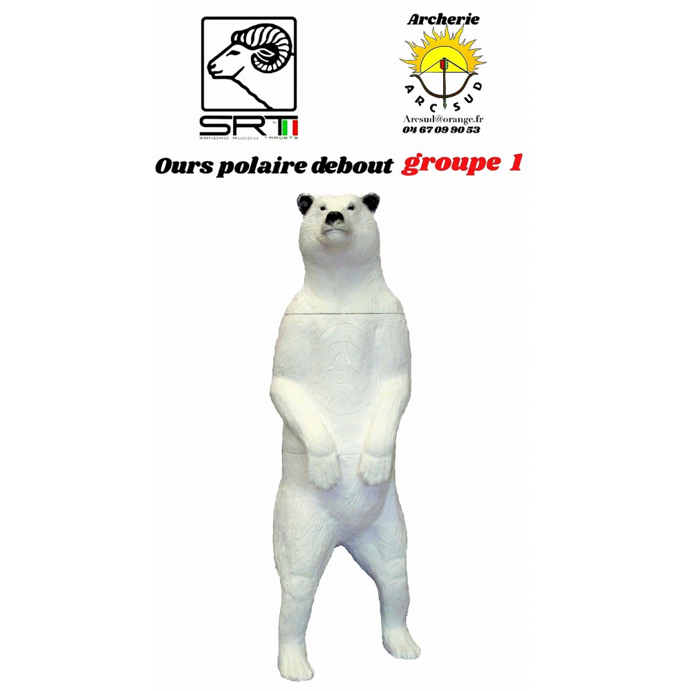 Srt bêtes 3D Ours polaire debout