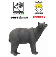 Srt bêtes 3D ours brun