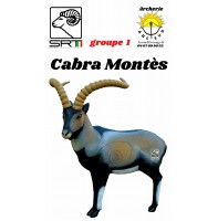 Srt bêtes 3D cabra Montès