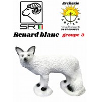 Srt bêtes 3D renard blanc