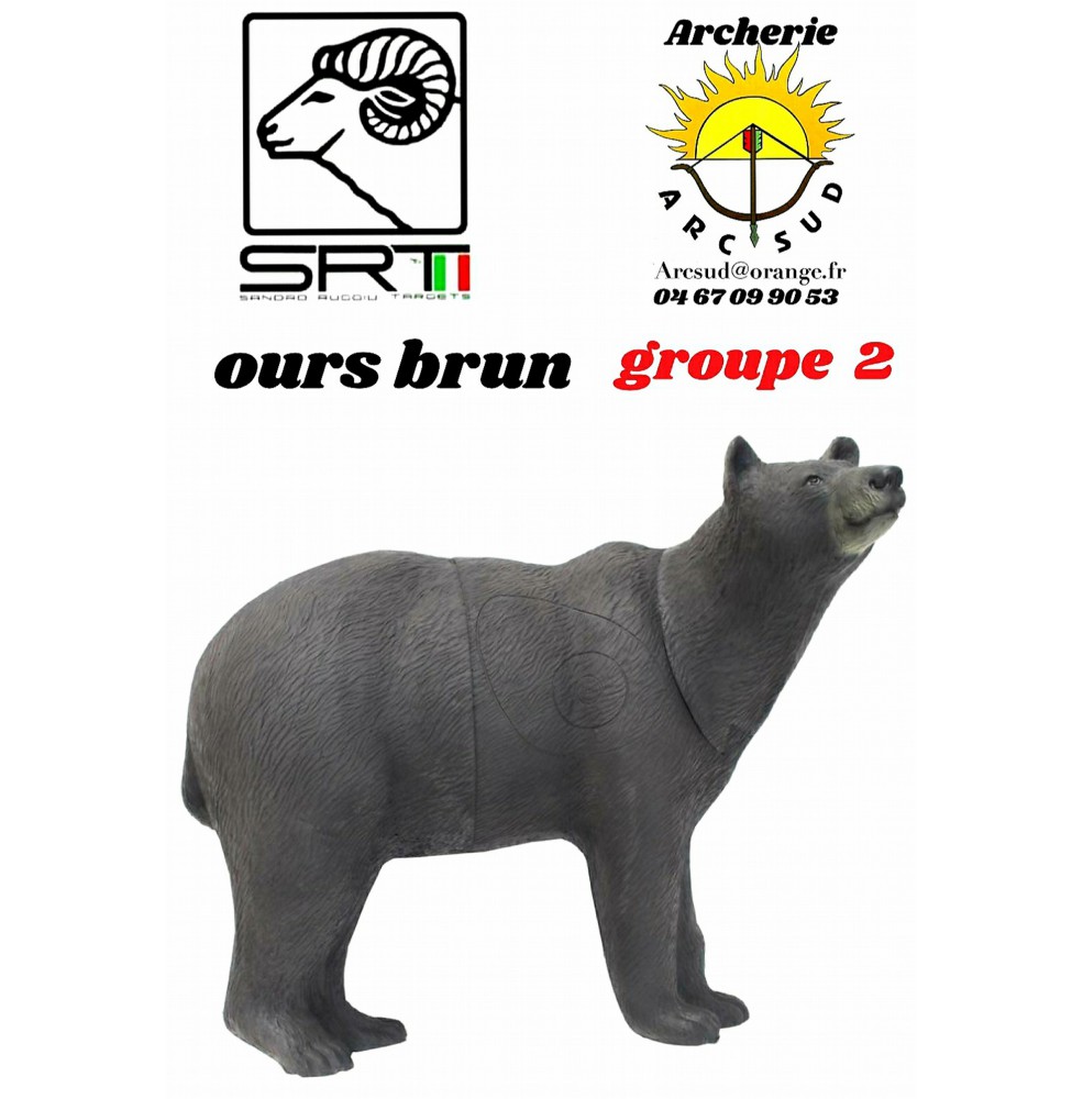 Srt bêtes 3D Ours brun