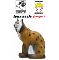 Srt bêtes 3D lynx assis