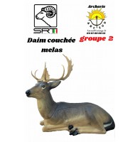 Srt bêtes 3D daim couchée melas