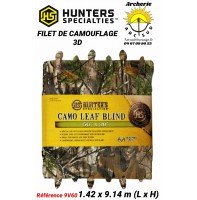 Hunter specialties filet de camouflage 3d  ref 9v60