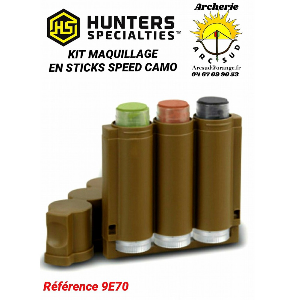 Hunter specialties kit maquillage sticks speed camo ref 9e70