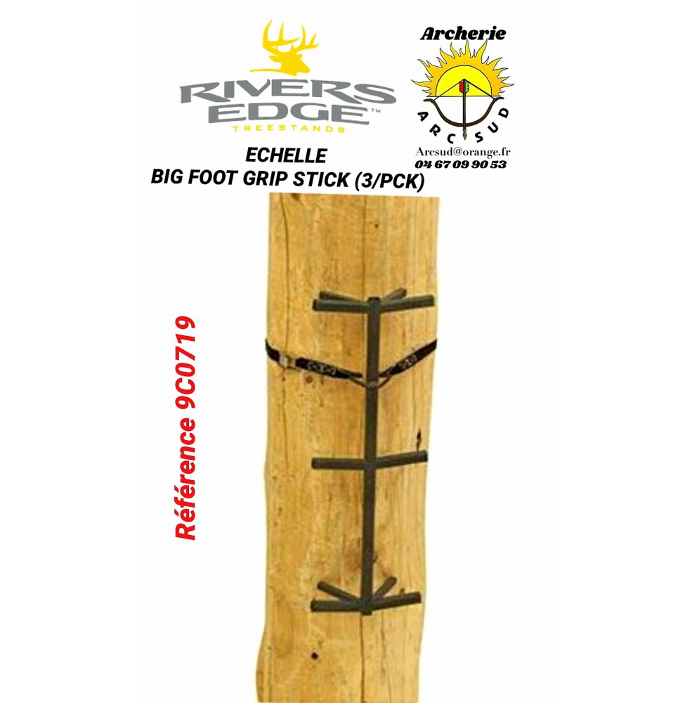 Rivers edge échelle big foot (pack de 3) ref 9c0719