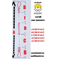 fabrication de corde sur mesure en  8125 ou fast flight