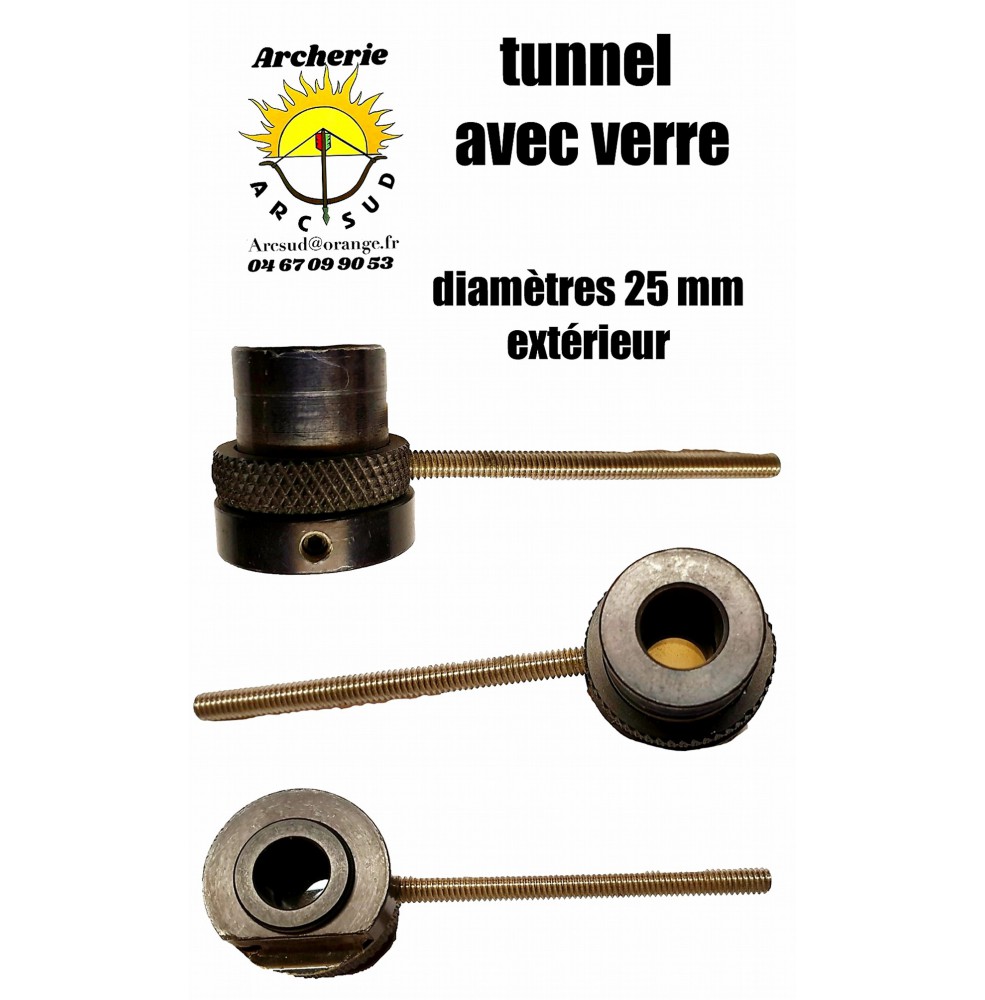 Tunnel avec verre diamètre 25 mm destokage