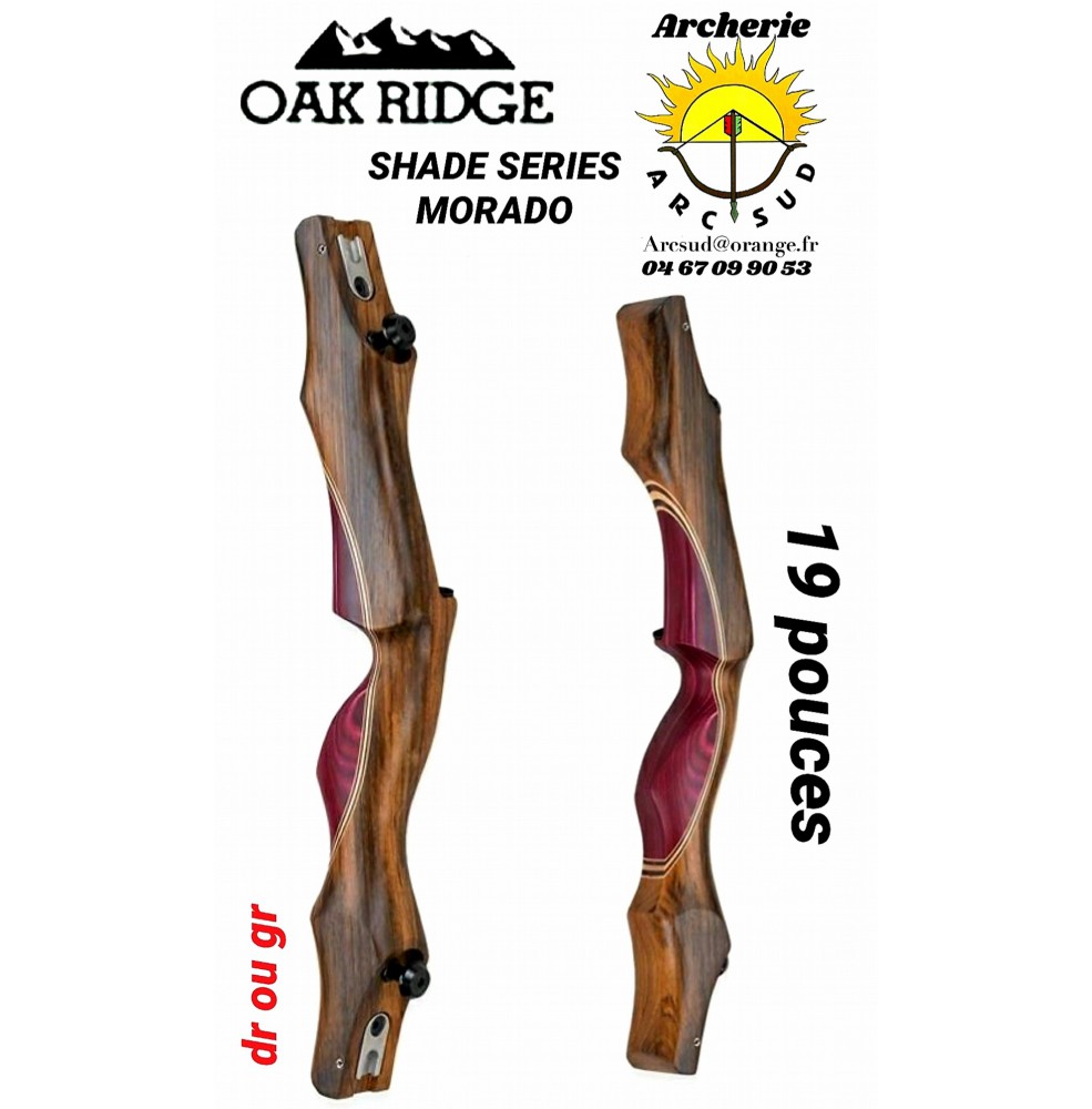 Oak ridge poignée chasse demontable shade morado