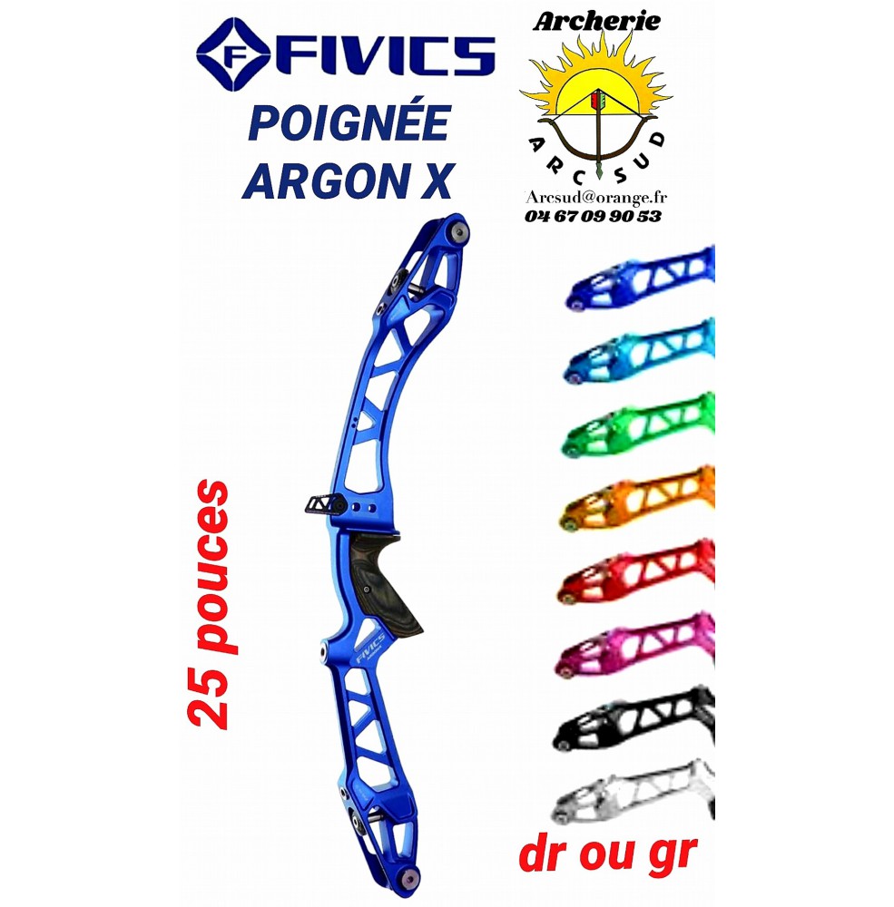 Fivics poignée argon x 25 pouces