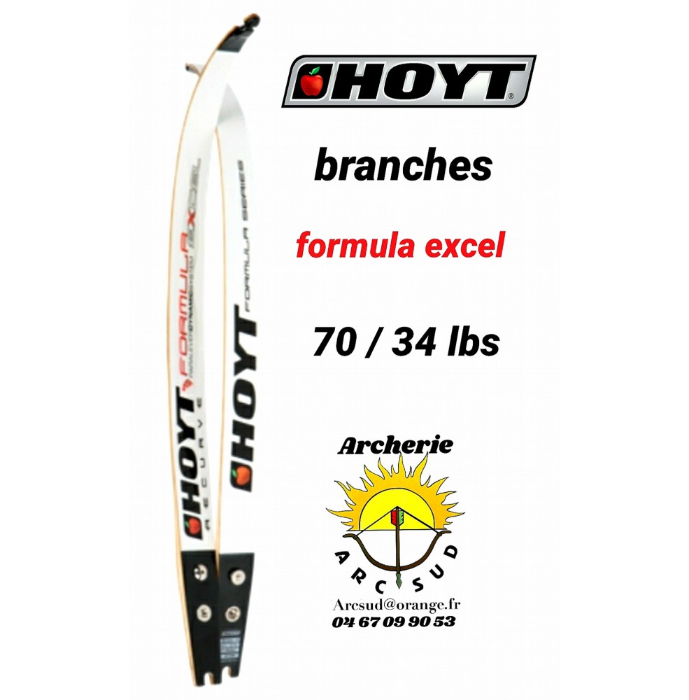 Hoyt branches formula excel 70/34 lbs