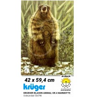 Kruger blason animal marmotte 53u798