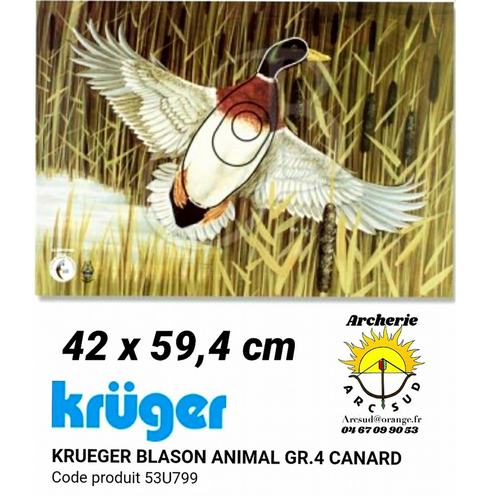 Kruger blason animal canard 53u799