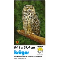 Kruger blason animal hibou 53u793