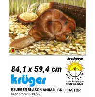 Kruger blason animal castor 53u792