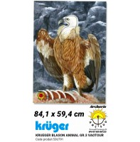 Kruger blason animal vautour 53u791