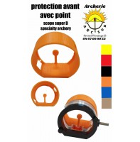 accessoire scope spécialty archery protection avant avec point