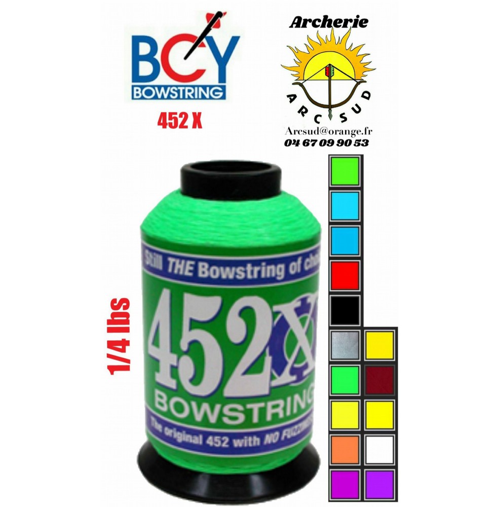 Bcy bobine 452 X  1/ 4 lbs  couleurs uni