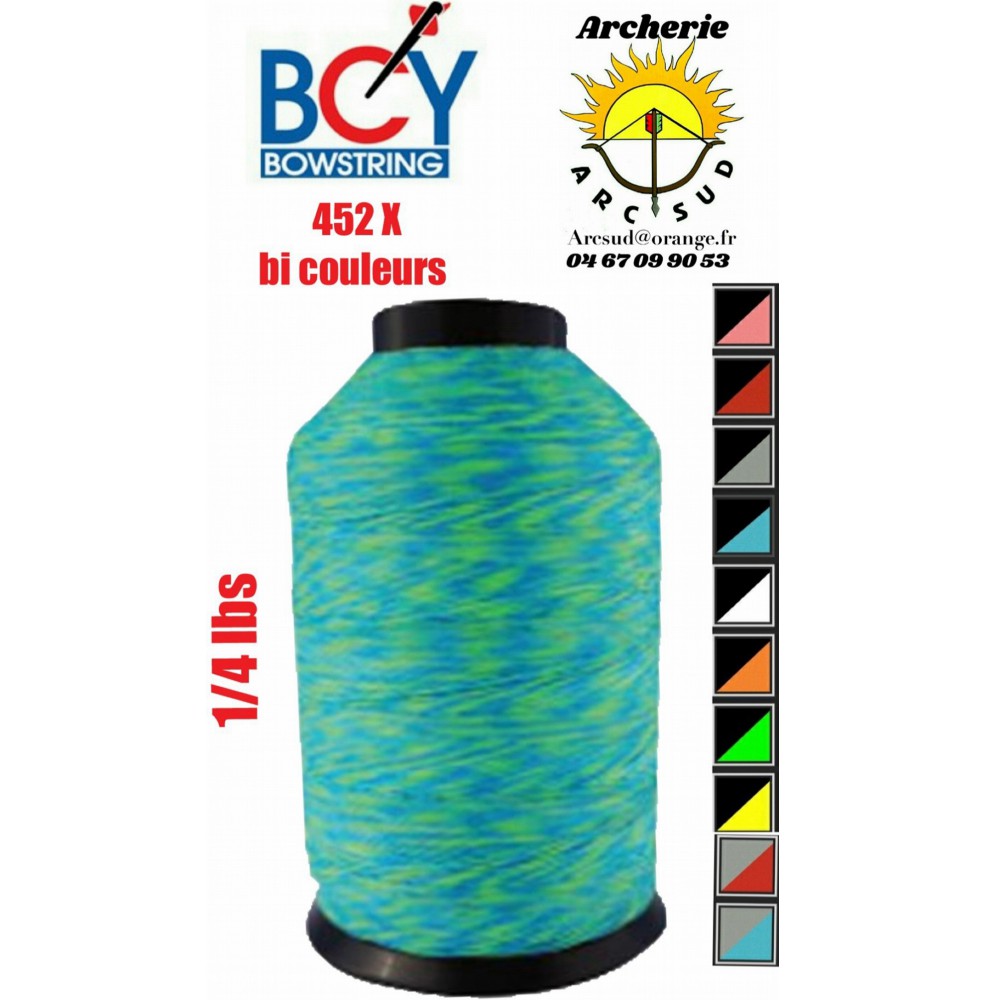 Bcy bobine 452 X  1/ 4 lbs  bi couleurs