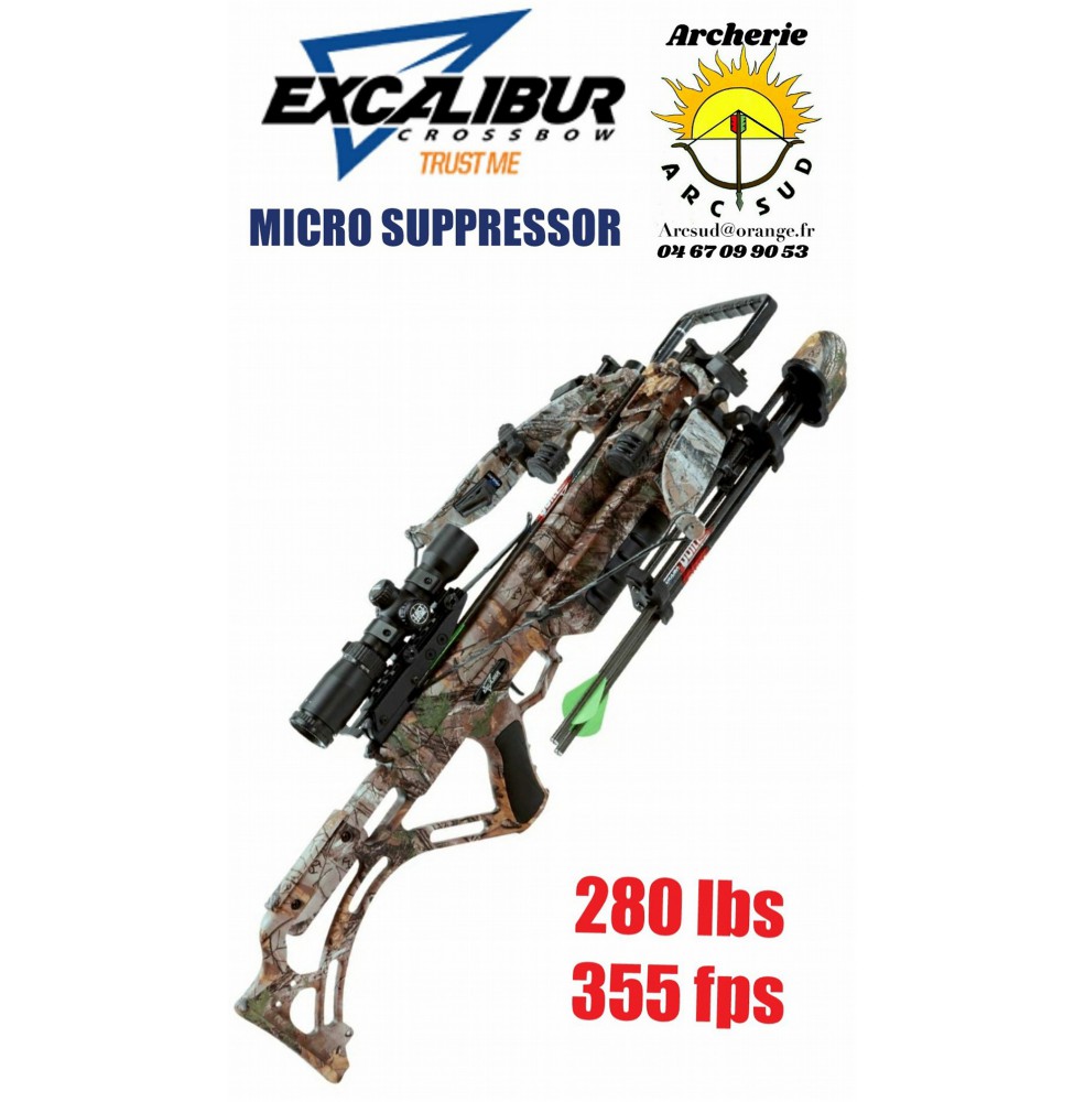 Excalibur arbalète micro suppressor