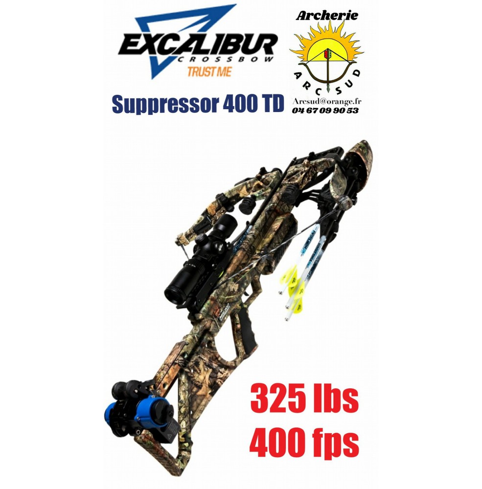Excalibur arbalète suppressor 400 td