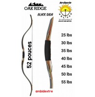 Arc zebrali Recurve chasse Monobloc Oak Ridge