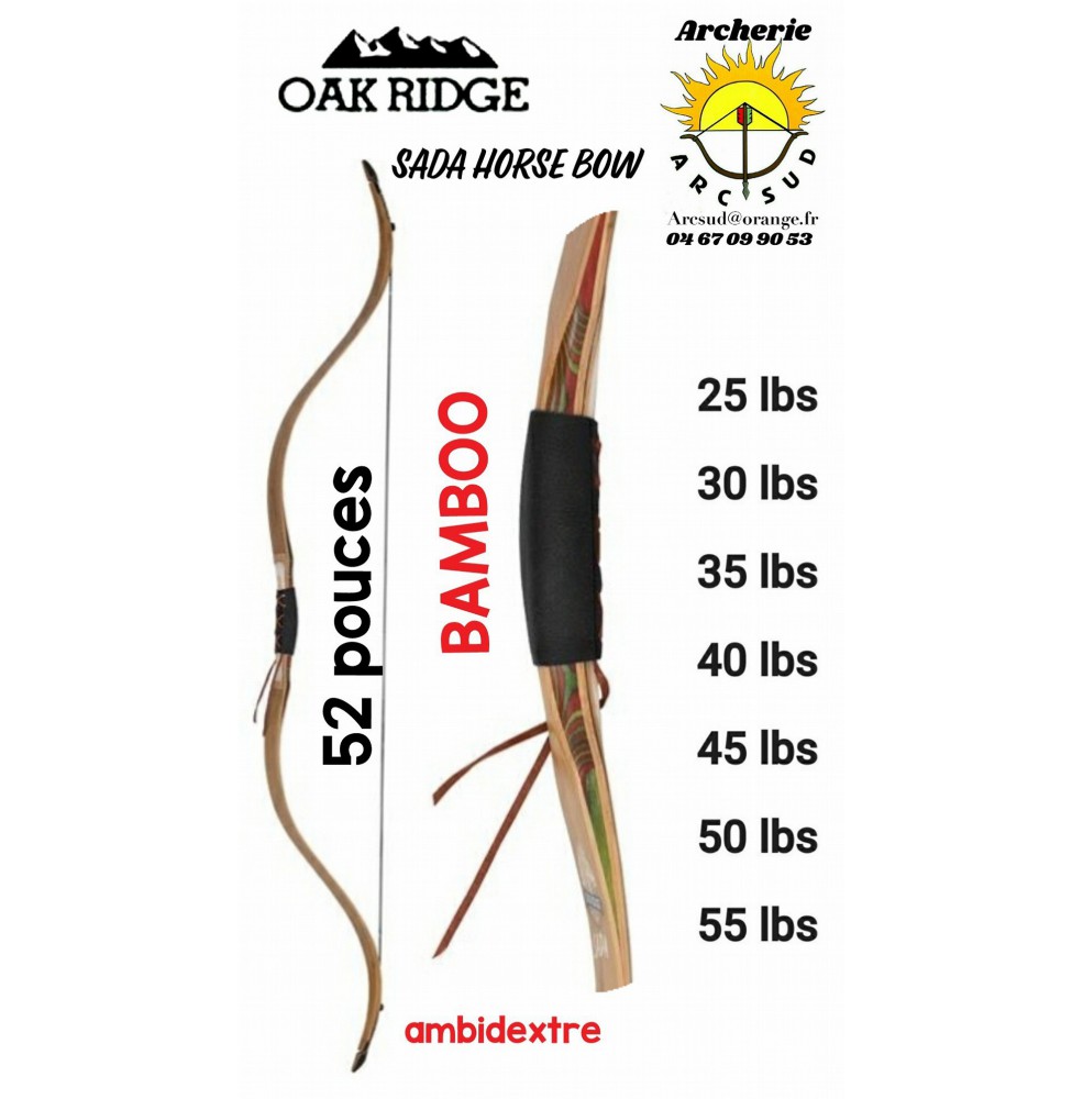 Oak ridge horse bow sada bamboo