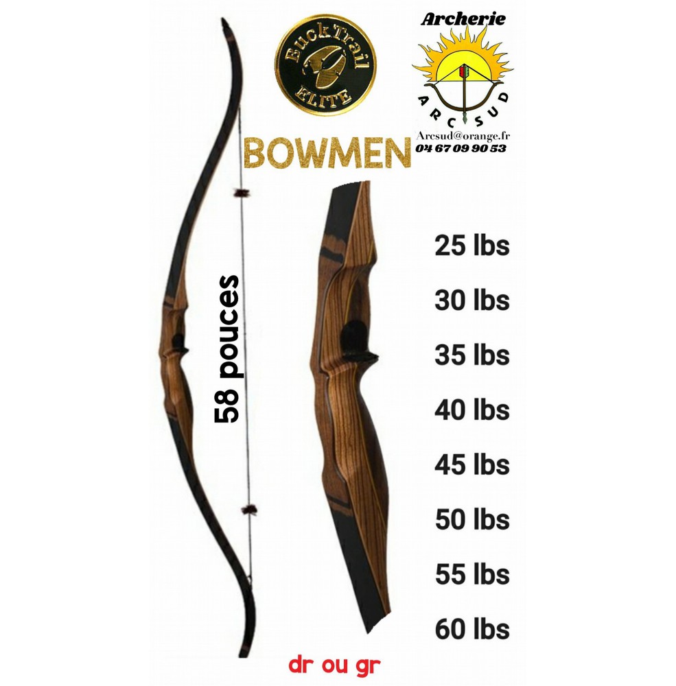 Buck trail élite arc chasse bowmen