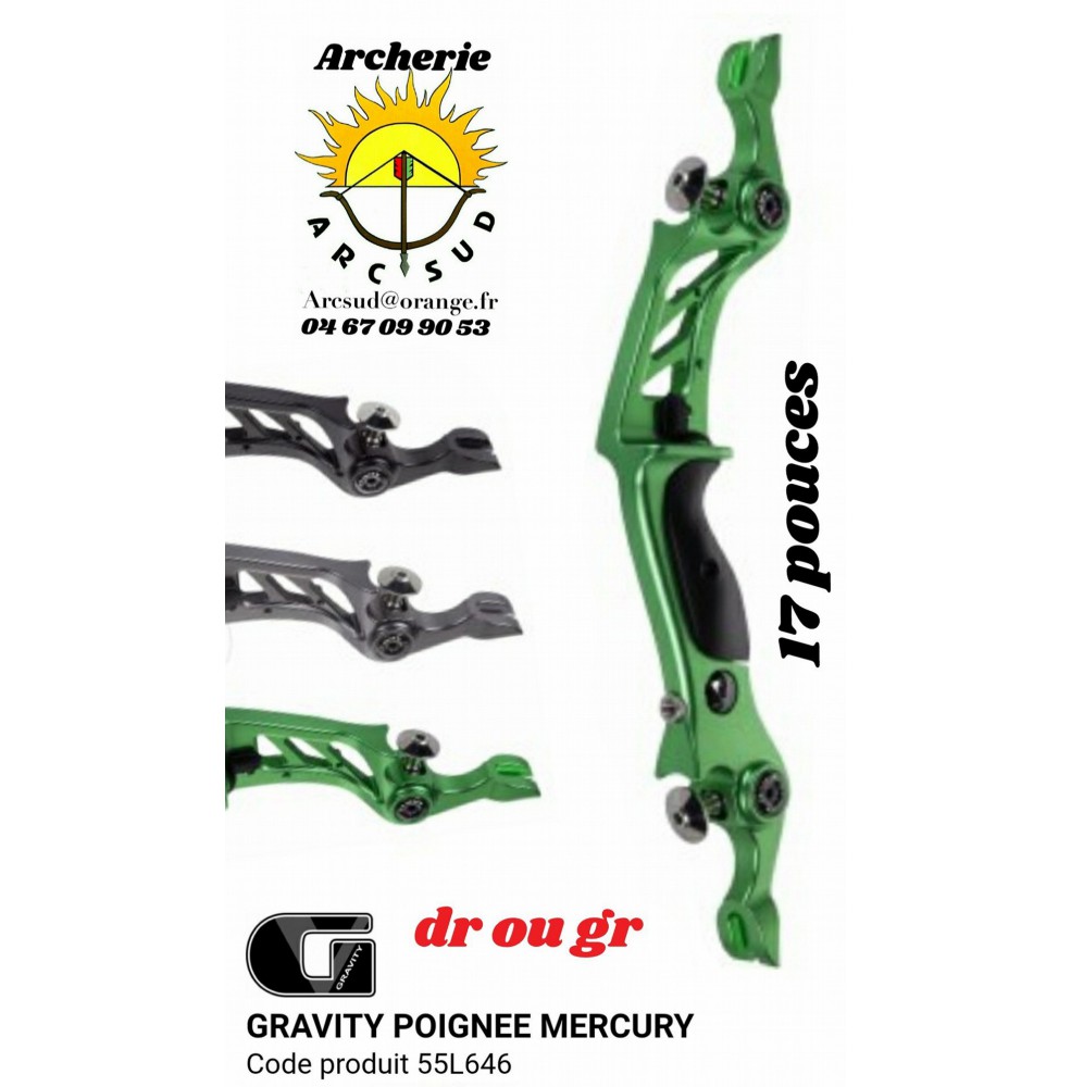 Gravity poignée arc chasse td mercury 55L646