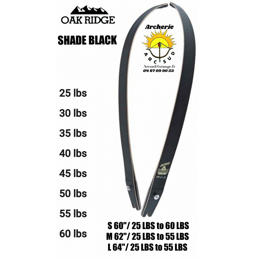 Oak ridge branche td shade black