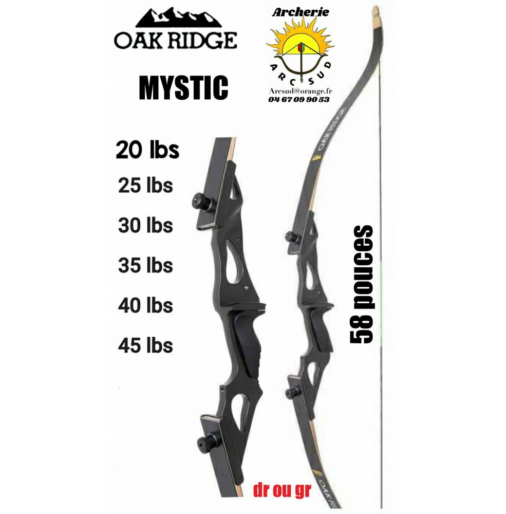 Oak ridge arc chasse td mystic
