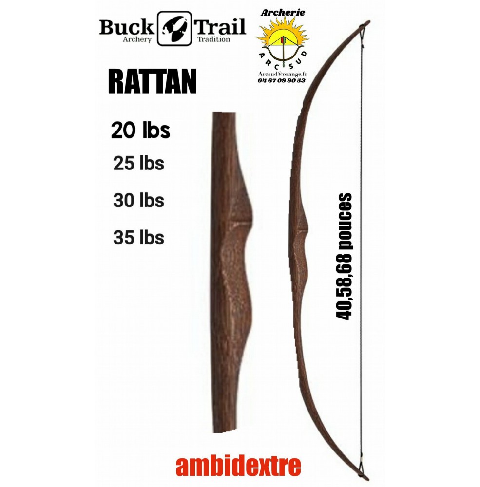 Buck trail longbow rattan