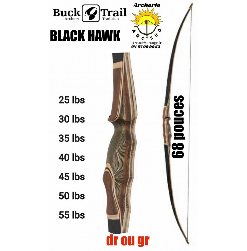 Buck trail longbow black hawk