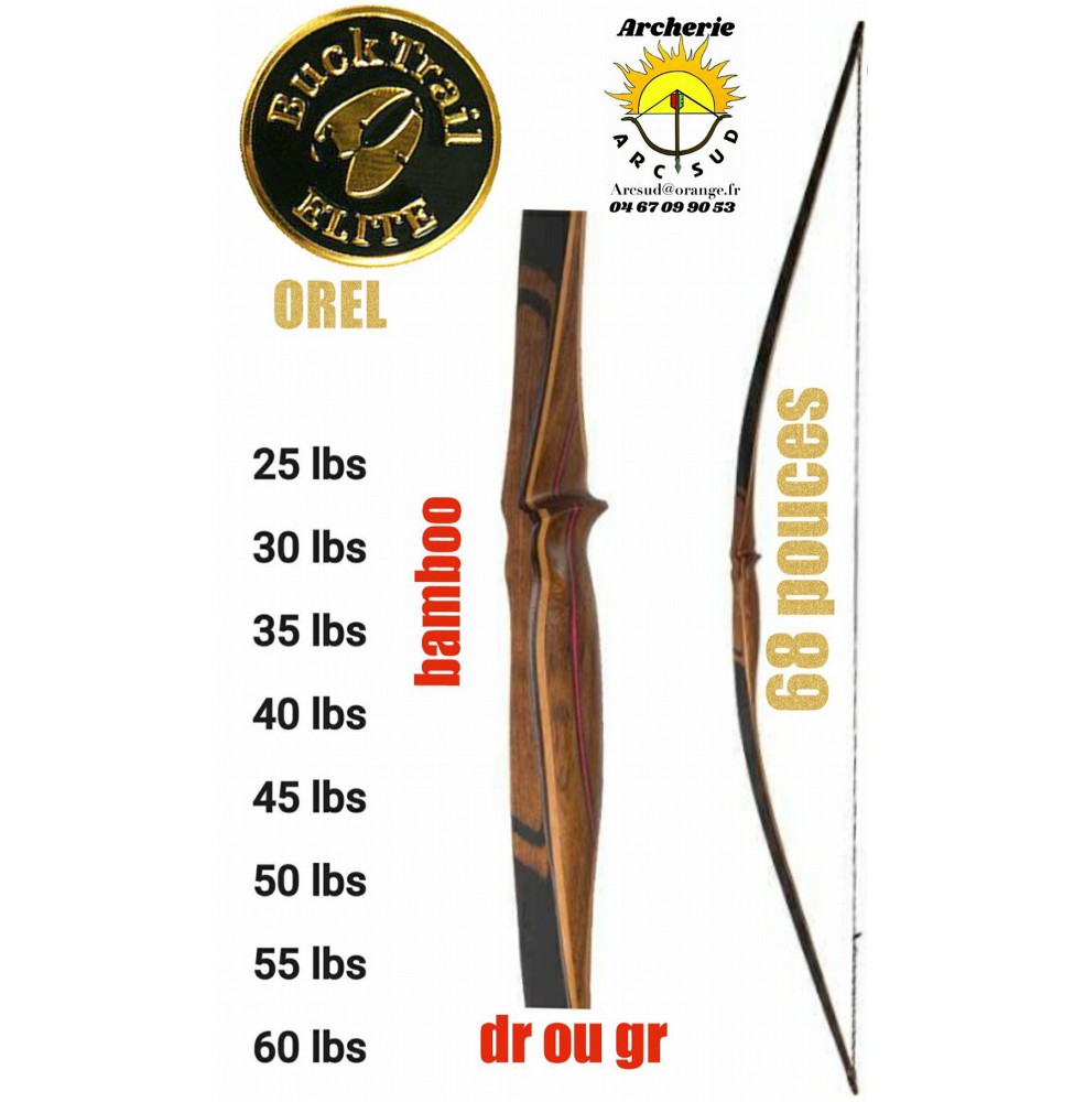 Buck trail élite longbow orel