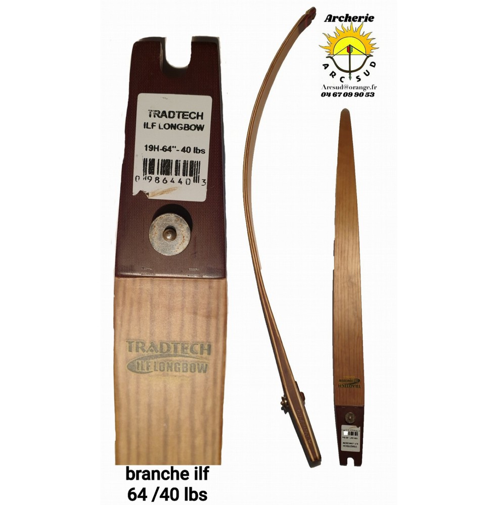 tradtech branches ilf longbow 64/40 lbs