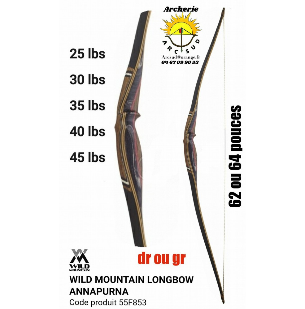 Wild mountain longbow annapurna 55f853