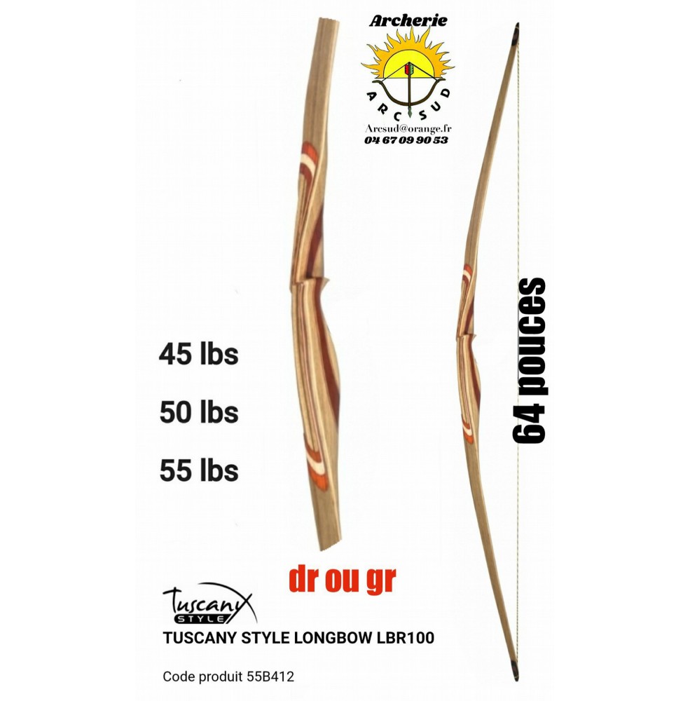 Tuscany style longbow lbr 100 ref 55b412