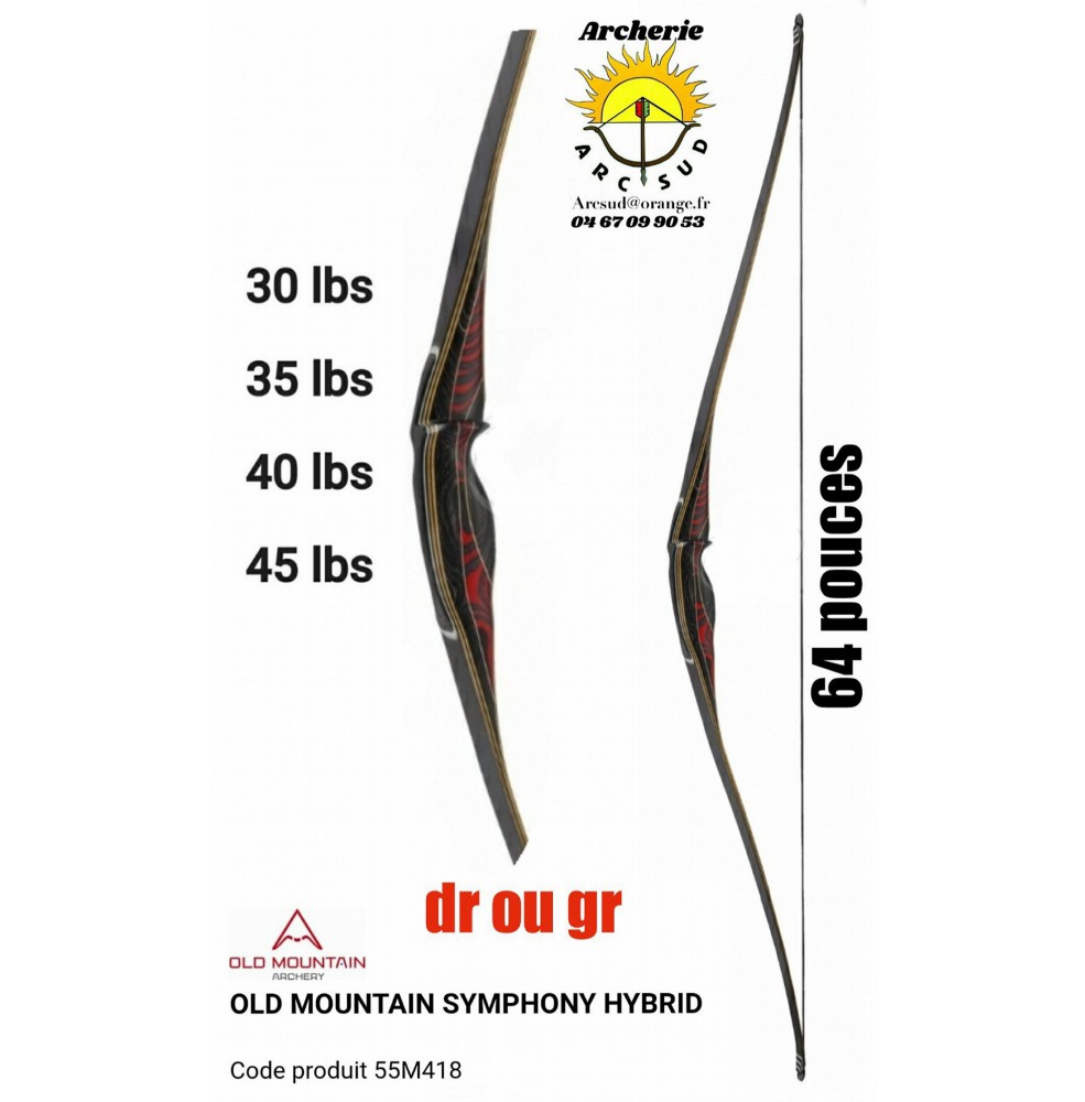 Old Mountain longbow symphony hybrid 55m418