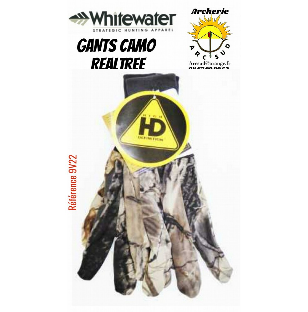 Whitewater gants camo Realtree ref 9v22
