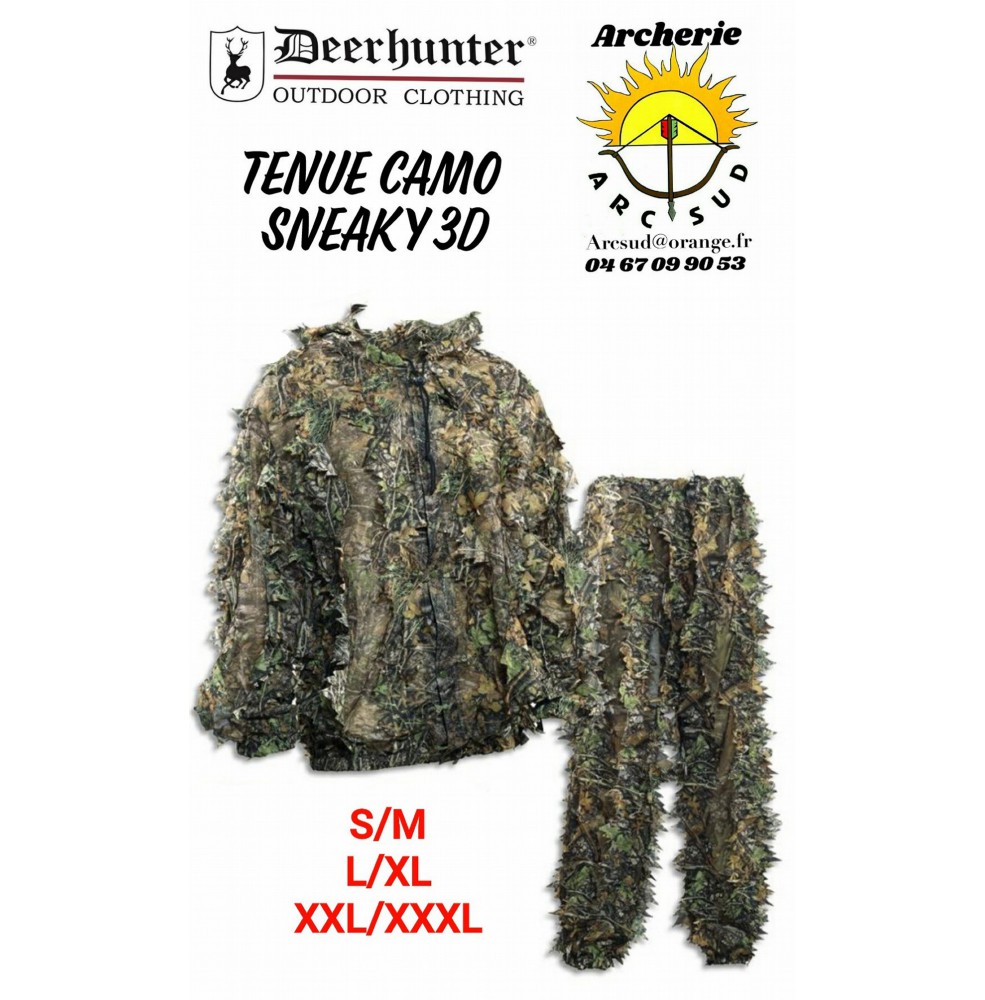 Deerhunter tenue camo sneaky 3D 