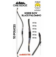 Oak ridge arc horse bow black palomino