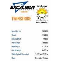 Excalibur arbalète twinstrike 360