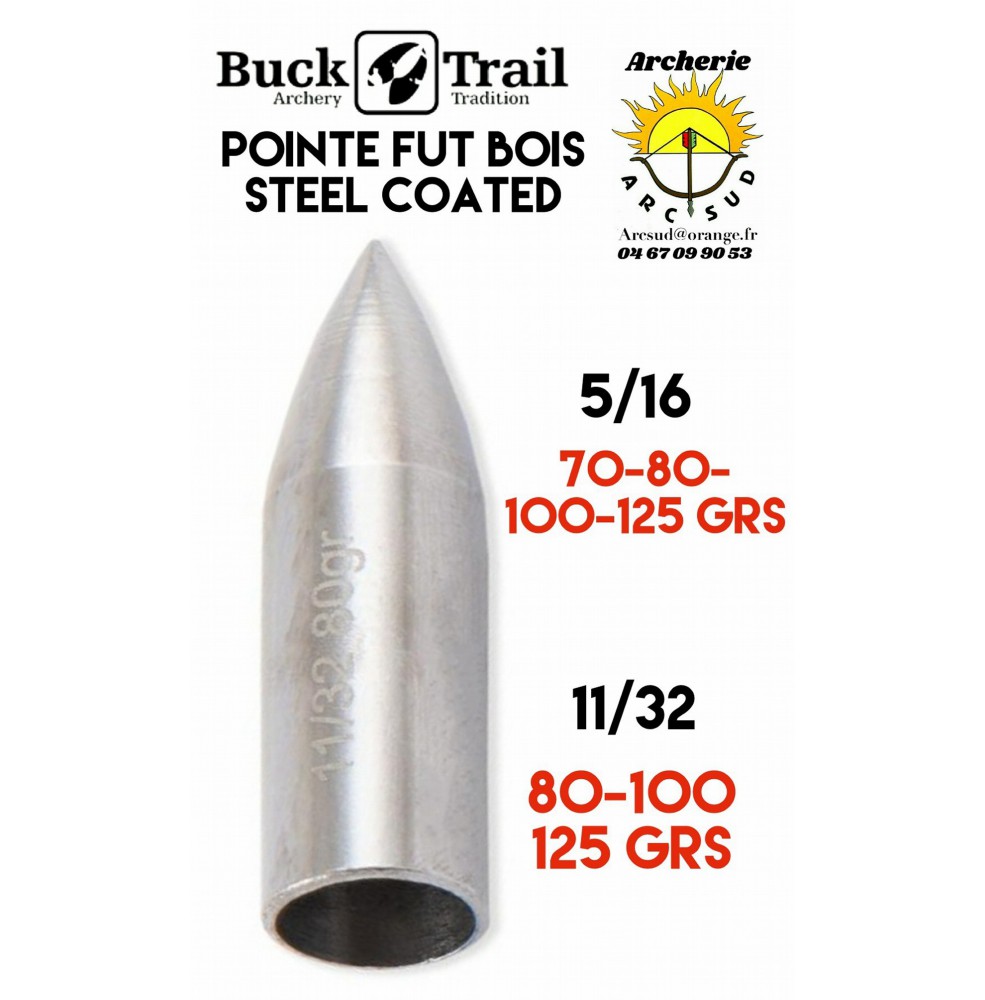 Buck trail pointe fut bois steel coated