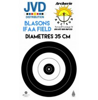 Jvd blasons ifaa field diamètres 35 cm (par 50)