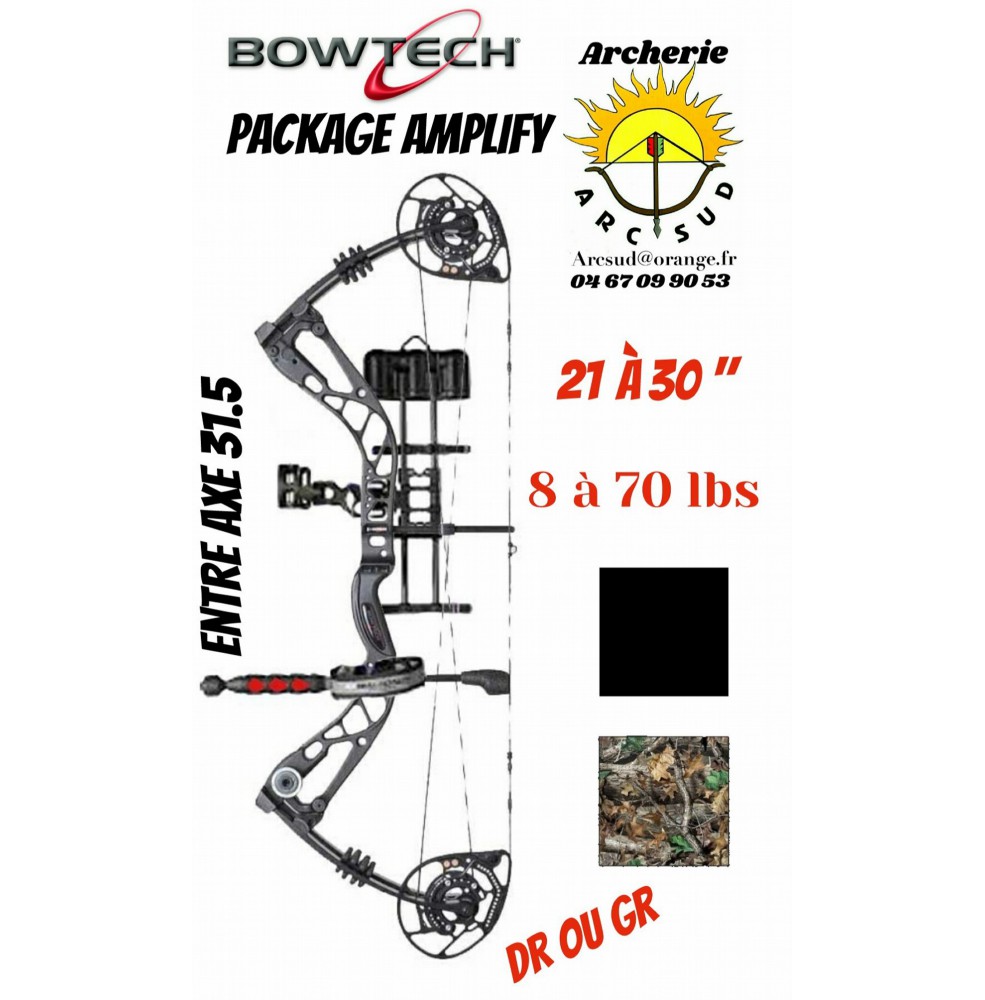 Bowtech package arc à poulie amplify 2021